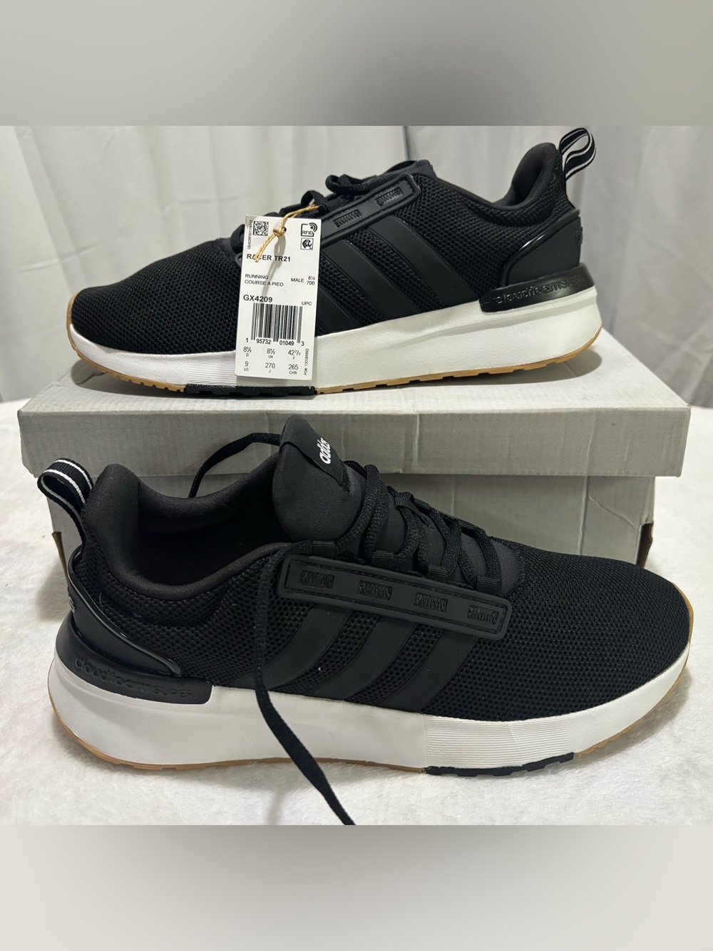 🖤 NWT Adidas Racer TR21 Running Shoes | Men’s Size 9 | Cloudfoam Super